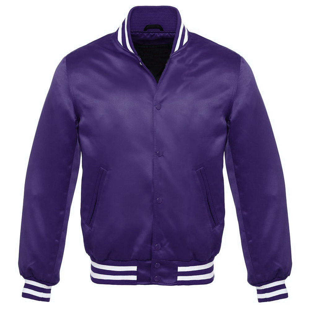 Satin Personalised Varsity Jackets Satin Jacket Vintage Style