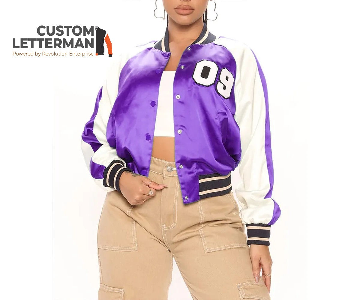 Make a Statement with Satin and Letterman Jackets – Custom Letterman